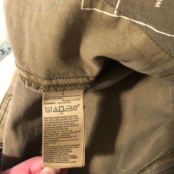 NWT Gap Khaki Loose Fit 4 Pants Low Rise Wide Leg - Picture 6 of 9